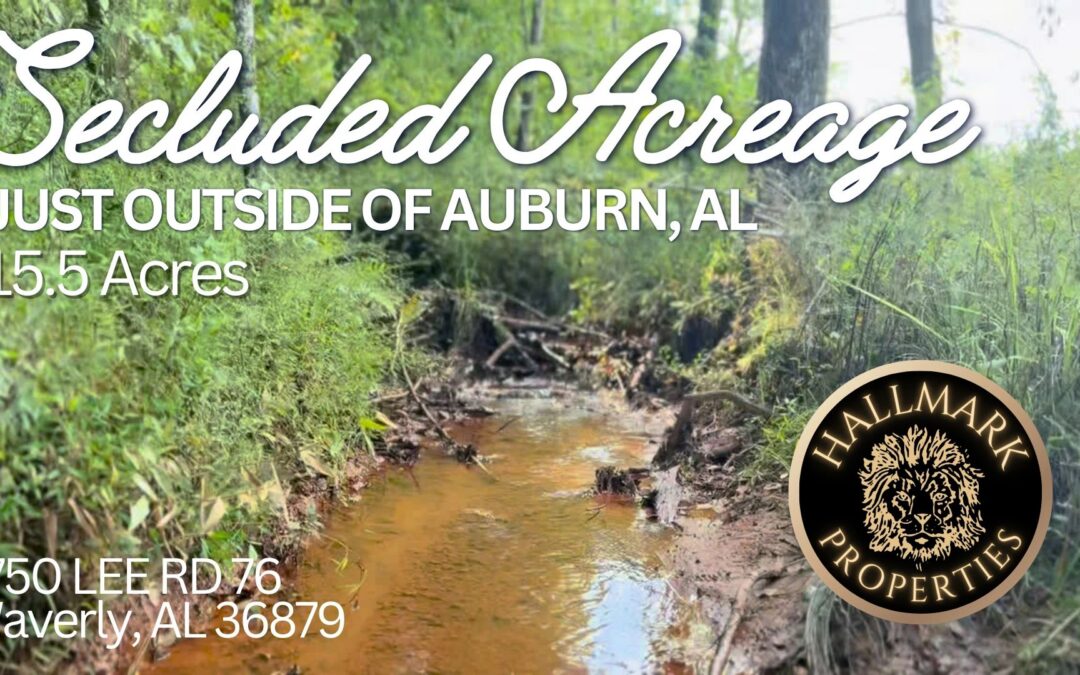 Secluded Acreage – Near Auburn