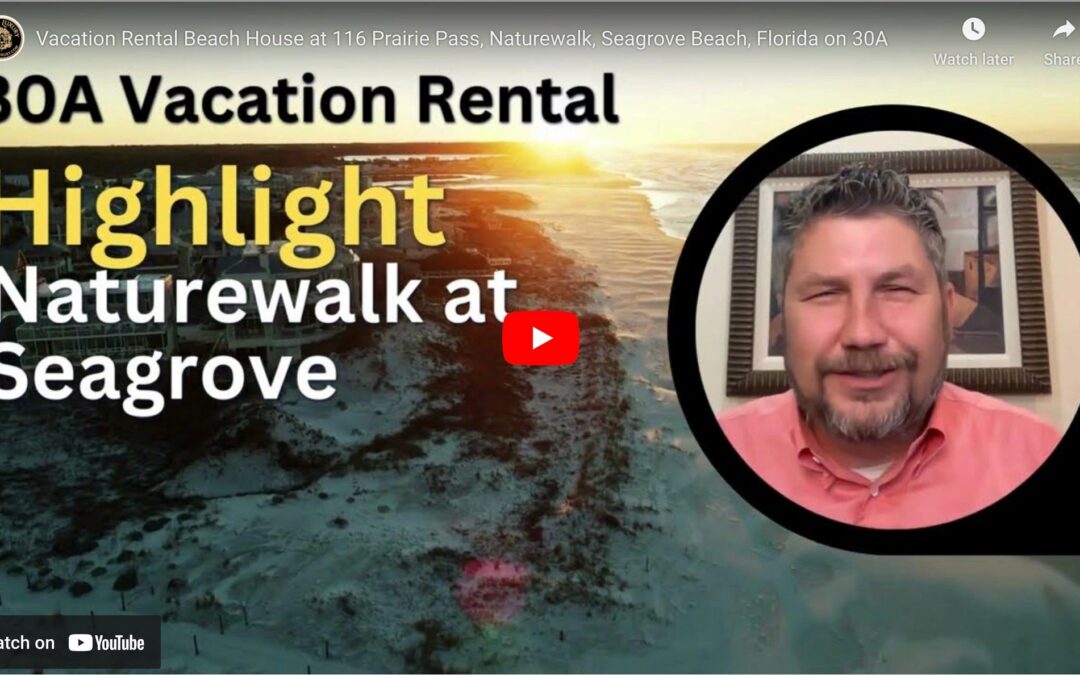 Summer Openings in 30A Beach House – Seagrove Beach, Florida
